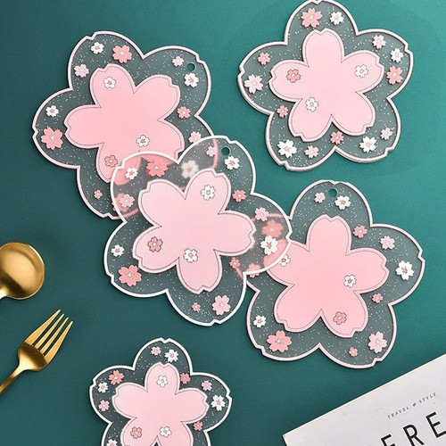 Table christmas coasters decor - table,